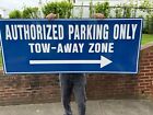 Vintage Yankee Stadium Authorized Parking Sign Rare Steiner Loa  Holograms