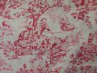 Vintage French Toile Fabric 10  X 41 
