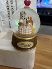 Disney Holiday Miniature Snow Globe Filled With Love Happy Valentines Day