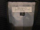 Tahari Arthur S  Levine Petite Pinstripe Short Sleeve Blazer 8p