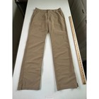 Under Armour Golf Chino Pants Men s 34x34 Tan Flat Front Ua Tech Straight Fit