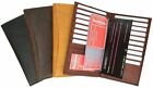 Genuine Leather Credit Card Holder Wallet 19 Card Slots   1 Id Window