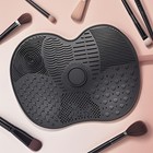 Silicone Brush Cleaning Pad  Suction Cup  For Brushes Sponges   Puffs