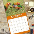 2027 Calendar - 2027 Wall Calendar  12  X 24  open   12 Month Baby Animal Cal   