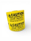 Shipping Labels- 2x4 Caution Sharp Objects 500 Labels Per Roll  1-12 Rolls