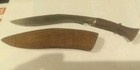 Nepalese Bhojpure Kukri Fighting Knife With Wood Sheath Vintage Antique