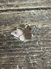 Hroar Prydz Butterfly Brooch Sterling Silver Enamel Norway Norwegian