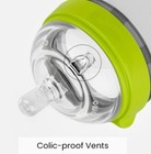 Comotomo Baby Bottle Set  Green - 8oz  2 Pack 