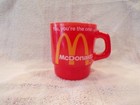 Anchor Hocking Mcdonald s You You re The One Red Burger Advertising Coffee Mug