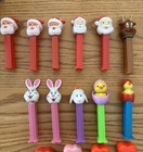 Mixed Lot Of 40 Pez Candy Dispensers - Holiday  Cartoon - Some Duplicates