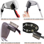 Golf Groove Sharpener Tool  Golf Club Groove Sharpener And Retractable Golf Club