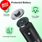 18650 Rechargeable Li-ion Battery 3 7v 9900mah button Top 2 Pack For Flashlights