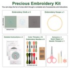 3 Sets Cross Stitch Kit For Beginners With Stamped Embroidery Patterns Diy Craft