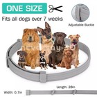 Dog Collar Flea And Tick 8 Months Protections Adjustable Pet Collar For Dogs