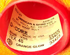 A e D-core Cotton-wrapped Poly-core Thread - 40 Weight  6000yd - Orange Glow