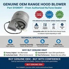 Oem New  Broan Nutone Sv08097 660cfm Range Hood Blower Motor- Fits E60 e64