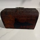 Antique Victorian-era Lady s Traveling Vanity Case W  Original Assorted Tools