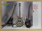 Alexi Laiho Steve Vai Zakk Wylde Guitar Pin-up Poster Ibanez Grail Gibson Esp