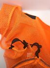 5 Large Capacity Commercial Heavy Duty Mesh Laundry Bags 40 X 30  Bright Orange