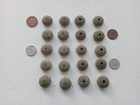 20 Tiny Green Baby Sea Urchins With 20 Mm For Jewelry Making Craft From Portugal
