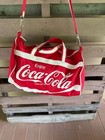 Vintage  enjoy Coca Cola  Gym Bag With Adjustable Strap   Zipper 14  X 8 