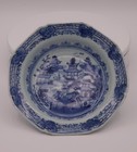  Chinese Qing Dynasty Blue And White Porcelain Plate