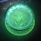 Antique 1890 s Pairpoint Mfg  Co  Sp Brilliant Cut   Etched Crystal Box Uv React