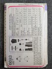Simplicity 6693 Mens Western Cowboy Shirt Size 42-44 Pattern Embroidered Yoke