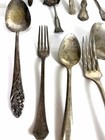 Vintage Antique Silver Plate Fork Large Serving Spoons Various Rogers Etc 