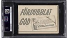1958 World Cup Signed Rookie Ticket Pele Collection Psa 2 Auto 10 Brazil England