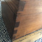 Antique Primitive Dovetailed Document Dresser Box -13   x6   x6   