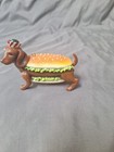 Dachshund Wiener Dog Christmas Ornament Buns Hat Cute Winter