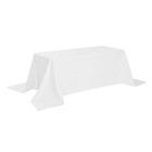 Rectangle Tablecloth 90x132 Inch Washable Polyester Fabric Table Cloth For Weddi