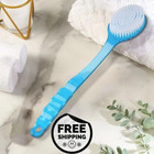 Long Handle Bath Body Brush Soft Back Shower Exfoliating Skin Scrubber Massager