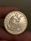 1861 Seated Liberty Half Dollar Vf 
