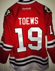 Jonathan Toews Blackhawks Mens Pro Customized Reebok Hockey Jersey  
