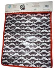 Nos Jaq Jaq Bird Perfect Pouch Mustache Set Of 2 10 5x12