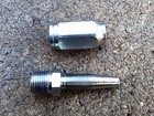 Gates 3 8  Reusable Coupler Hydraulic Fittings Solid For 1-wire Hose