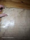 Antique Unknown Document  1700 s Ink On Paper Ephemera Lexington Nc Large