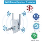 1200 Mbps Wifi Repeater Extender Grt Wireless Signal Booster Amplifier Dual Band