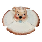 Rare Deforest Of California Porcelain Anthropomorphic Piggy Serving Set