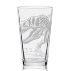 T-rex Skeleton Pint Glass