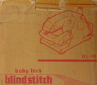Baby Lock Bl-101 Blind Stitch Sewing Machine Hemmer  Pedal Stitching New Nib