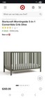 Convertible Crib 5-in-1 Olive Greenguard Gold Storkcraft Morningside Adjustable