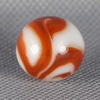 Vintage Marble  Nm  19 32 Cac Christensen Agate Swirl -one Killer Old Mib