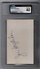 Joe Stydahar Signed Index Card -cgc jsa Slabbed certified Bears Pro Football Hof