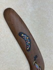 18  Vintage Australian Painted Wooden Boomerang Souvenir Aboriginal   wbp015189 