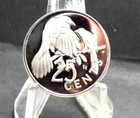 Proof 1973 25 Cent British Virgin Islands Coin 70724 