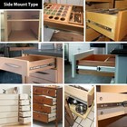 6 Pairs Of 22 Inch Soft Close Drawers With Fully Extended Drawer Slides