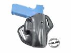 Owb Open Top Concealable Leather Belt Holster Fits Glock19